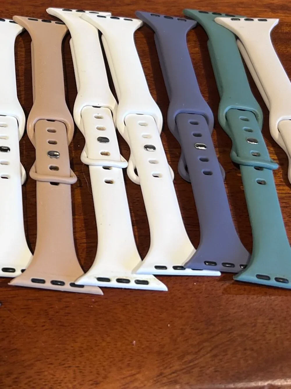 Apple Watch Slim Silicone Sport Bands Bundle 14mm Thin Strap, 16 pack